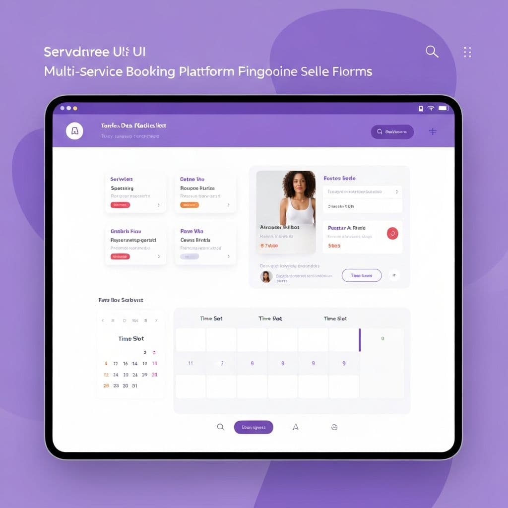 Booking Platform website screenshot