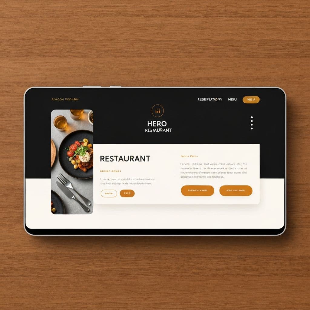 Restaurant Website website screenshot